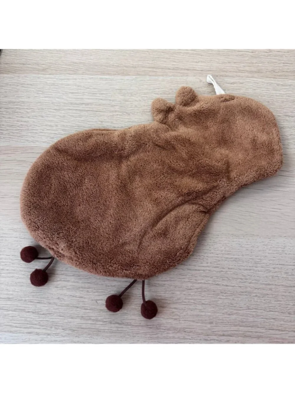 Capybara Hand Towel Plush Hanging Towel Kawaii Soft Bathroom Kitchen Decor